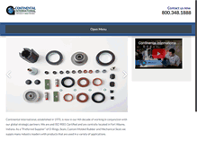 Tablet Screenshot of contintl.com